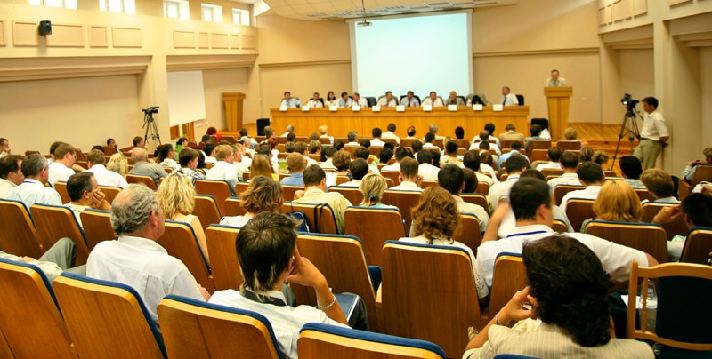 Official websites for academic conferences