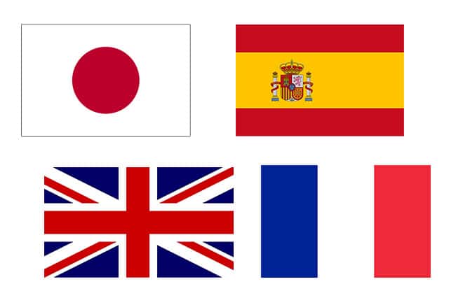 データベースシステムの登録項目は多言語切り替え設定も可能。日本語をベースとして、韓国語、中国語、英語、フランス語、スペイン語 等々。環太平洋、東南アジアなど近隣諸国、欧米の国際的なイベントの開催に便利。